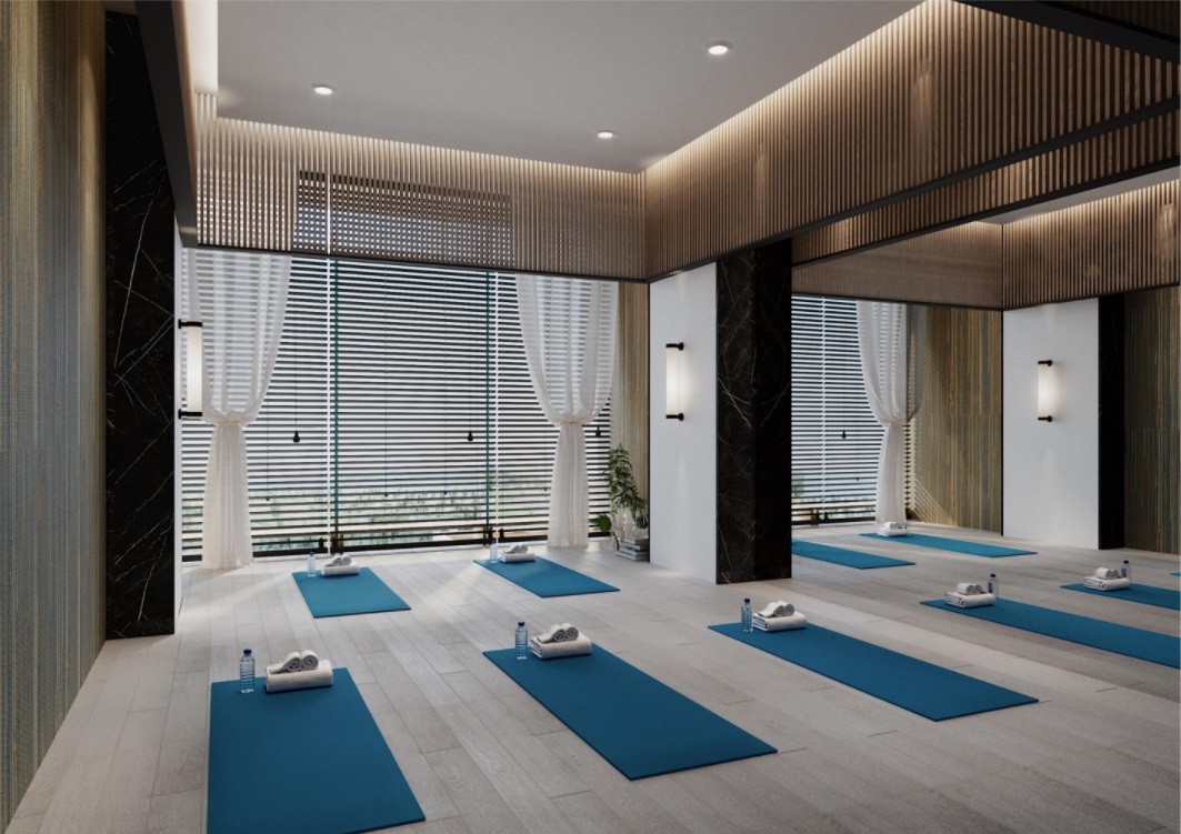 phòng tập yoga hiện đại và tinh tế